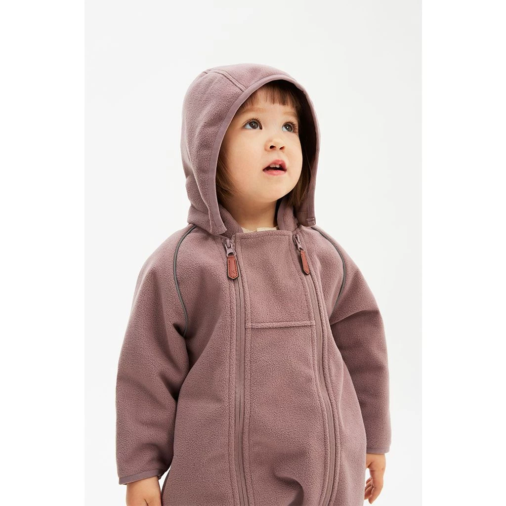 Livigno Recycled Wind Fleece Coverall Lilac 4 Livigno Recycled Wind Fleece Coverall Lilac - Image 4