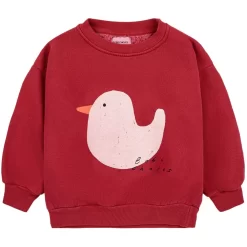 Bobo Choses Rubber Duck Sweatshirt Burgundy