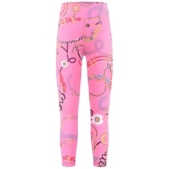 POIVRE BLANC Printed Baselayer Pants Pink