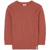 Rib-knit Sweater Burnt Pink
