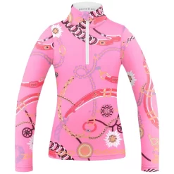 POIVRE BLANC Printed Baselayer Top Pink