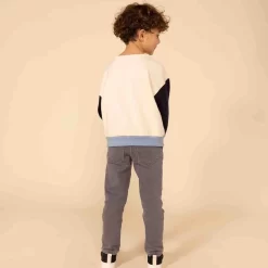 PETIT BATEAU Color-blocked Sweatshirt Cream -PETIT BATEAU Store 1024x1024 271