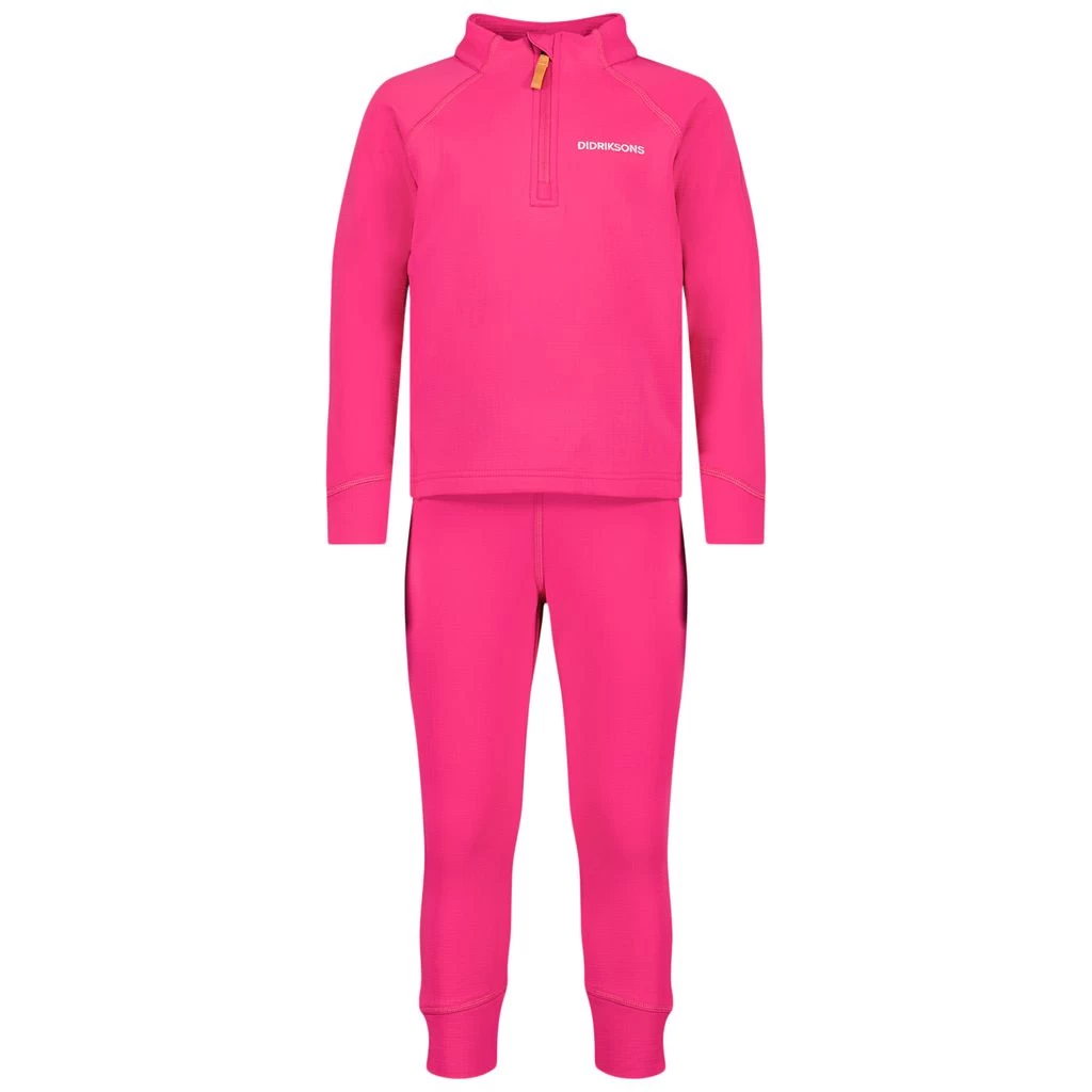 DIDRIKSONS Jadis Kids Baselayer Set True Pink 1 DIDRIKSONS Jadis Kids Baselayer Set True Pink