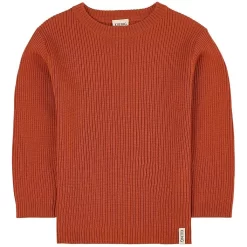 Rib-knit Sweater Rust