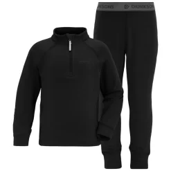 DIDRIKSONS Jadis Kids Baselayer Set Black