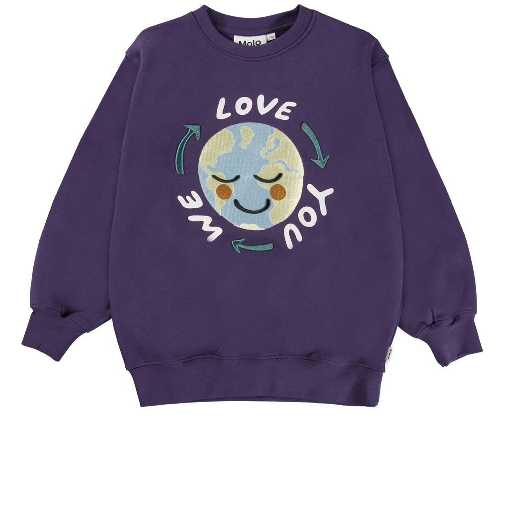 Molo Monti GOTS Sweatshirt We Love You 1 Molo Monti GOTS Sweatshirt We Love You