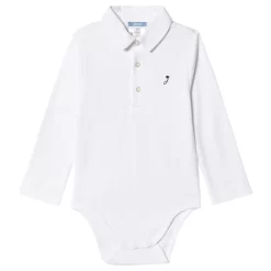 Jacadi Oxford Collar Baby Body White