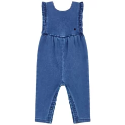 PETIT BATEAU Denim Jumpsuit Bleu Delave