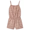 Bobo Choses Leopard Woven Romper Blooming Dahlia