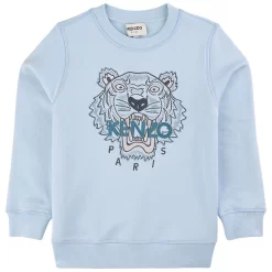 Kenzo Tiger Logo Sweatshirt Light Blue