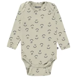 Molo Faros GOTS Baby Body Happy Graphic