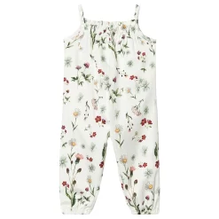 Floral Jumpsuit White