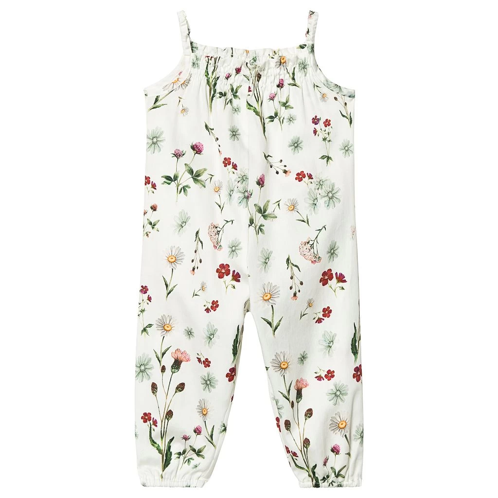 Floral Jumpsuit White 1 Floral Jumpsuit White