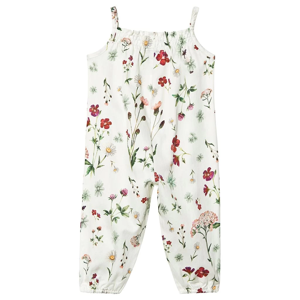 Floral Jumpsuit White 3 Floral Jumpsuit White - Image 3