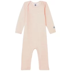 PETIT BATEAU Striped One-piece Pink