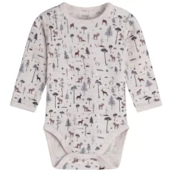 Hust & Claire Bo Printed Baby Body Wheat Melange