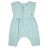 Bobo Choses Floral Romper Blue
