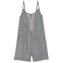 Ikks Printed Romper Light Green