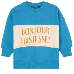 Mini Rodini Bonjour Tristesse Sweatshirt Blue