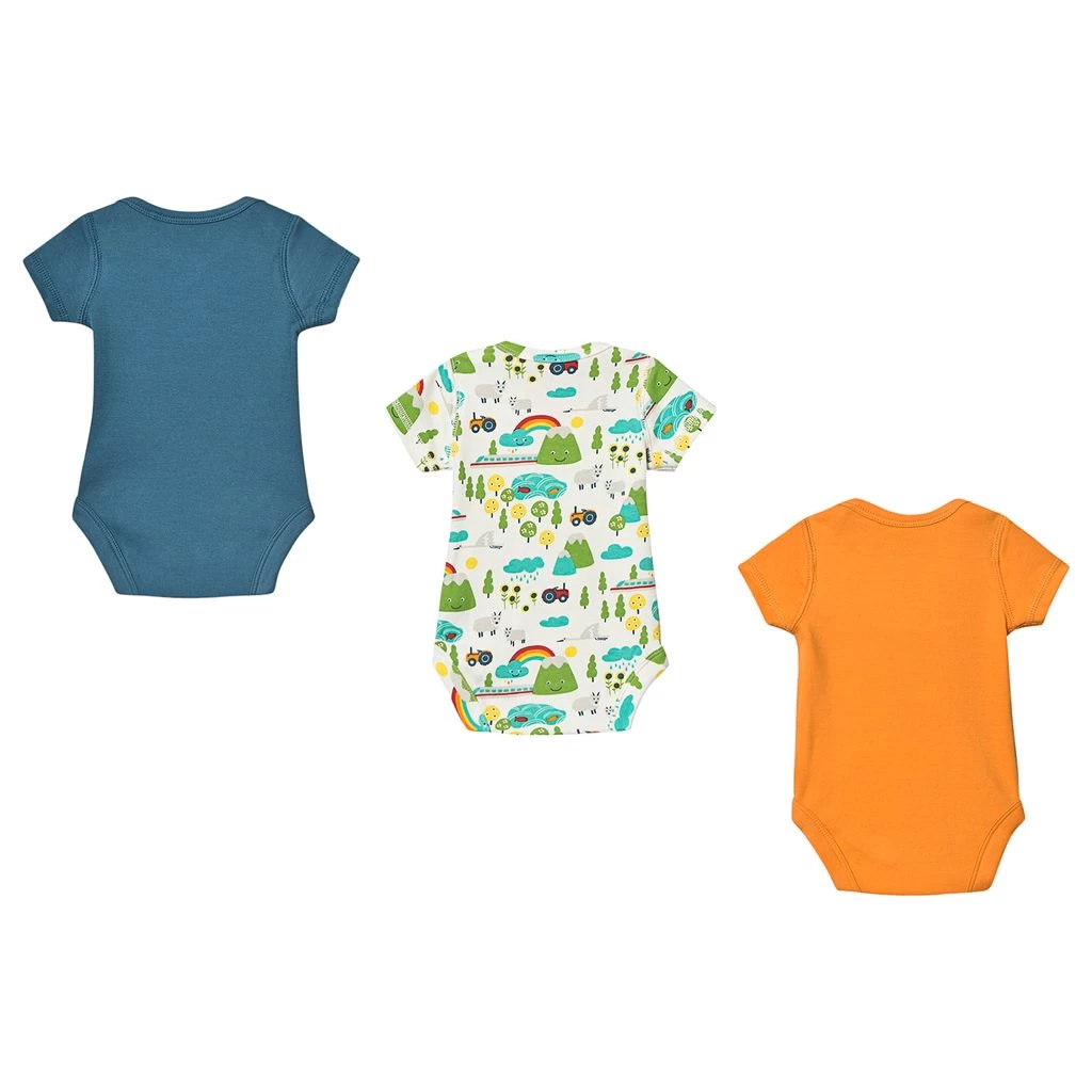 Frugi Rainbow Baby Bodies Multipack 2 Frugi Rainbow Baby Bodies Multipack - Image 2
