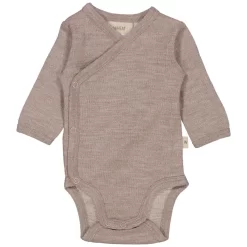 Wheat Wrap Body Grey Khaki Melange