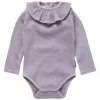Ribbed Baby Body Purple