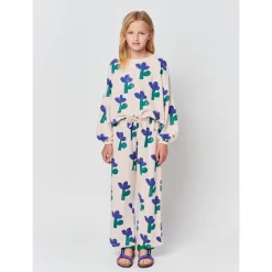 Bobo Choses Floral Cropped Sweatshirt Beige -PETIT BATEAU Store 1024x1024 305