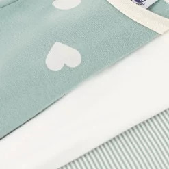 PETIT BATEAU 3-Pack Baby Bodies Green -PETIT BATEAU Store 1024x1024 3053