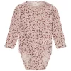 Brisbane Floral Wool Baby Body Pink