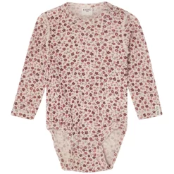 Brisbane Floral Wool Baby Body Pink