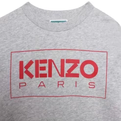 Kenzo Branded Sweatshirt Gray Melange -PETIT BATEAU Store 1024x1024 311