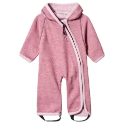 Isbjörn Of Sweden Woolly Onesie Dusty Pink