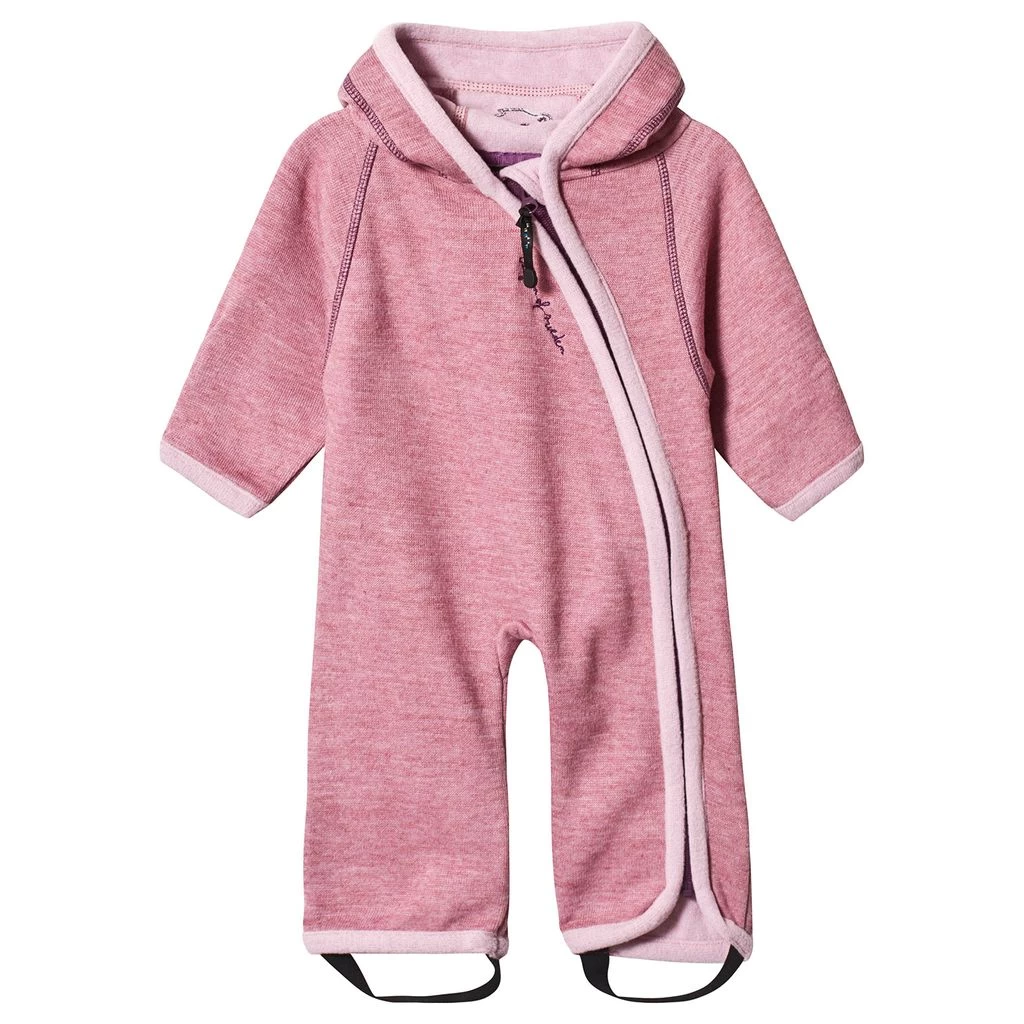 Isbjörn Of Sweden Woolly Onesie Dusty Pink 1 Isbjörn Of Sweden Woolly Onesie Dusty Pink