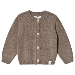 Knit Cardigan Wood Brown