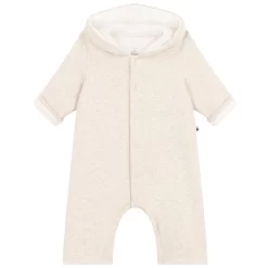 PETIT BATEAU Padded Onesie Beige