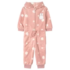 Miffy Star Print Onesie Pink