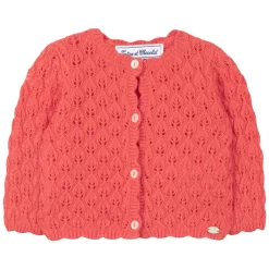 TARTINE ET CHOCOLAT Cardigan Coral