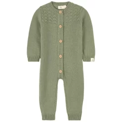 Knitted Baby Body Khaki