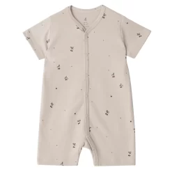 Cherry Romper Muted Pink