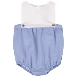 Jacadi Colorblock Romper Blue