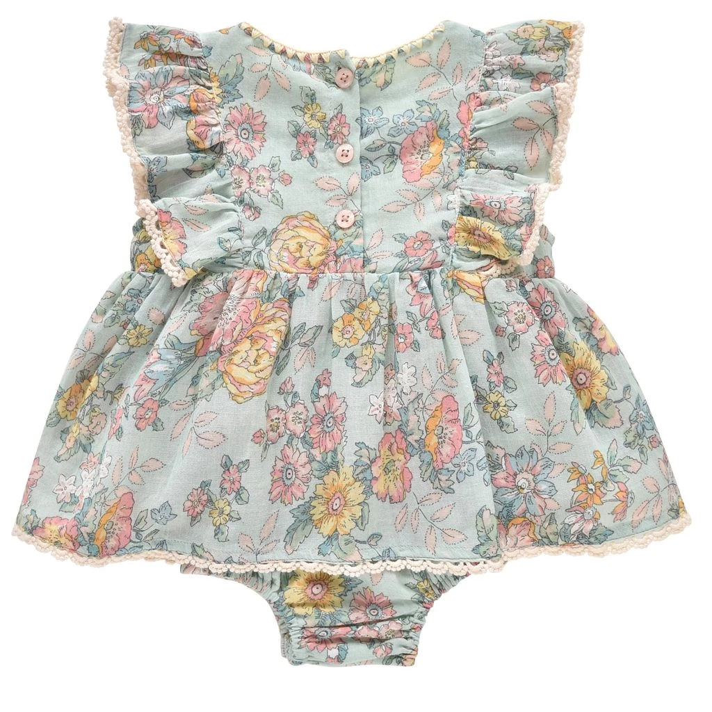 Louise Misha Lena Romper Water Jodhpur Flower 2 Louise Misha Lena Romper Water Jodhpur Flower - Image 2