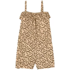 BONPOINT Printed Romper Beige