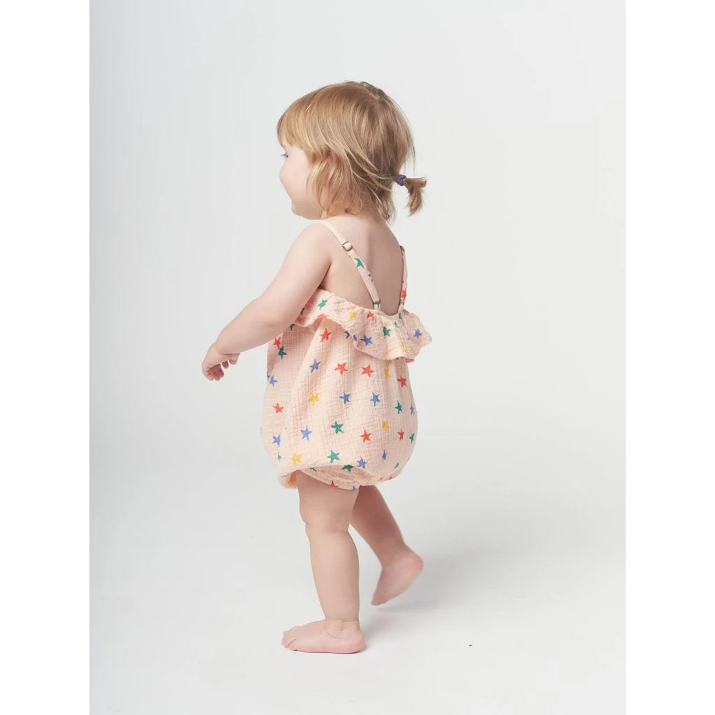 Bobo Choses Star Print Romper Light Pink 5 Bobo Choses Star Print Romper Light Pink - Image 5