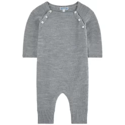 Jacadi Wool One-piece Gray