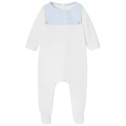 Jacadi Footed Baby Body White