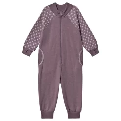 Joha Frosty Wool Onesie Purple