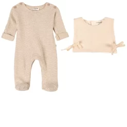 2-piece Jumpsuit Set Beige