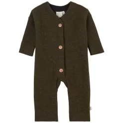 Jumpsuit In Wool Dark Green