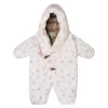 Mini A Ture Fianna Printed Winter Overalls Papyrus White