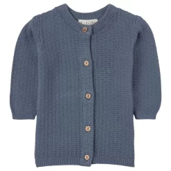 Fixoni Knit Cardigan China Blue